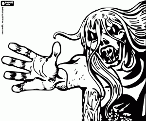 malvorlagen Ein Biest an Halloween ausmalbilder