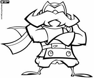 malvorlagen Der Black Baron, Antagonist Charakter ausmalbilder