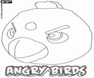 malvorlagen Black Bird von Angry Birds ausmalbilder