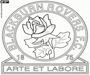malvorlagen Blackburn Rovers-Abzeichen ausmalbilder