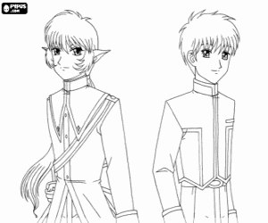 malvorlagen Die blauen Ritter und Masaya Aoyama ausmalbilder