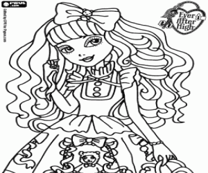 malvorlagen Blondie Lockes, Ever After High ausmalbilder