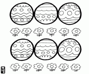 malvorlagen Blumen und Ostereier ausmalbilder