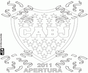 malvorlagen Boca Juniors, Meister 2011 ausmalbilder