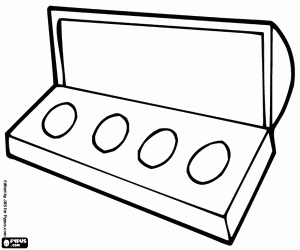 malvorlagen Box mit Aquarellfarben ausmalbilder