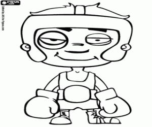 malvorlagen Ein Boxer nach dem Kampf ausmalbilder