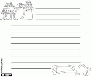 malvorlagen Ein Brief an den König Melchior ausmalbilder