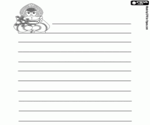 malvorlagen Brief mit der Schneemädchen ausmalbilder