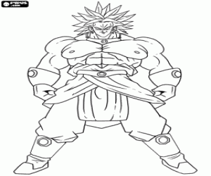 malvorlagen Broly, Super Saiyajin, DragonBall ausmalbilder