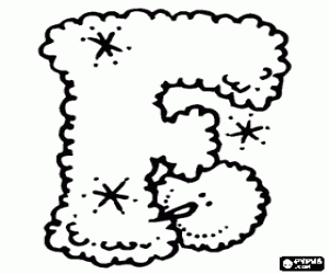 malvorlagen Einem Buchstaben F und der Schneemann ausmalbilder