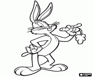 malvorlagen Bugs Bunny, Looney Tunes Kaninchen ausmalbilder