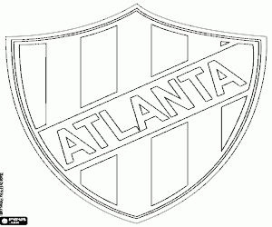 malvorlagen CA Atlanta emblem ausmalbilder
