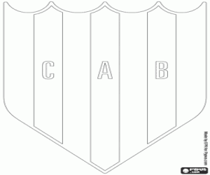 malvorlagen CA Banfield emblem ausmalbilder
