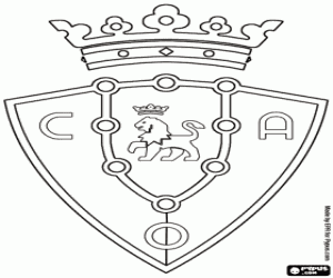 malvorlagen CA Osasuna logo ausmalbilder