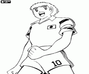 malvorlagen Captain Tsubasa, Tsubasa Ozora ausmalbilder
