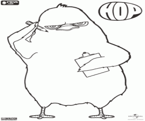 malvorlagen Carlos das Küken mit Papier und Bleistift ausmalbilder