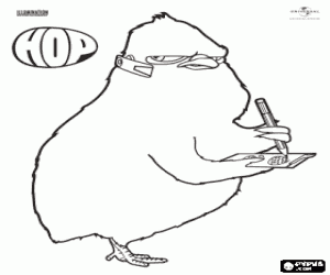 malvorlagen Carlos der Oster-Küken ausmalbilder