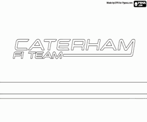 malvorlagen Caterham F1 Team logo ausmalbilder