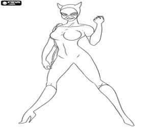 malvorlagen Catwoman, Batman's rival ausmalbilder