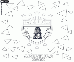 malvorlagen CF Pachuca, Apertura 2022 ausmalbilder