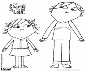 malvorlagen Charlie und Lola, die Sommer-Brüder ausmalbilder