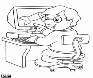 malvorlagen Charlie Pringle am computer ausmalbilder