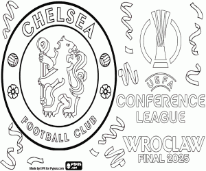 malvorlagen Chelsea, Conference League 2024-2025 ausmalbilder