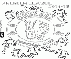 malvorlagen Chelsea FC, Meister 2014-2015 ausmalbilder