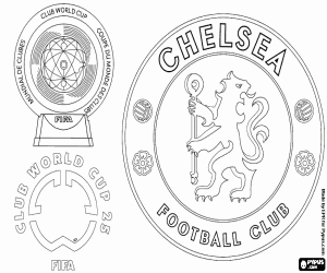 malvorlagen Chelsea, Klub-Weltmeister 2025 ausmalbilder