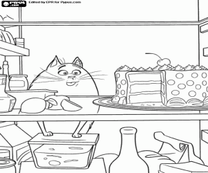 malvorlagen Chloe mit den Kühlschrank geöffnet ausmalbilder