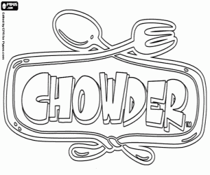 malvorlagen Chowder logo ausmalbilder