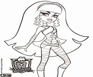 malvorlagen Cleo de Nile, Monster High ausmalbilder