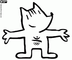 malvorlagen Cobi, Maskottchen von Barcelona 1992 ausmalbilder
