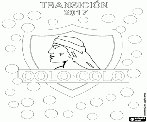 malvorlagen Colo-Colo, Meister Transición 2017 ausmalbilder