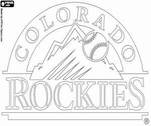malvorlagen Colorado Rockies emblem ausmalbilder