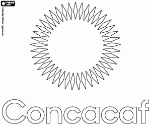 malvorlagen CONCACAF-Logo ausmalbilder