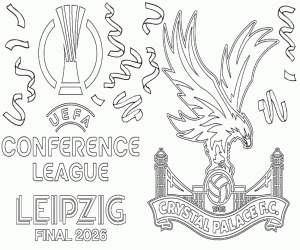 malvorlagen Crystal Palace,Conference League 2026 ausmalbilder