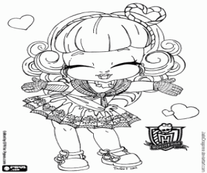 malvorlagen Cupid von Monster High Baby ausmalbilder