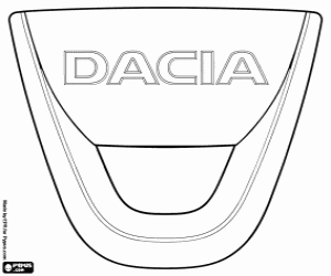 malvorlagen Dacia-emblem ausmalbilder