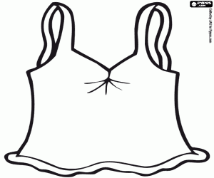 malvorlagen Damen Trägerhemd ausmalbilder