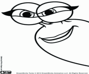 malvorlagen Das Gesicht der Schnecke Flamme ausmalbilder