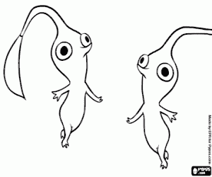 malvorlagen Das seltsame Wesen Pikmin ausmalbilder