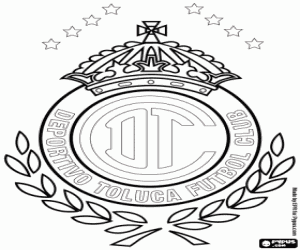 malvorlagen Deportivo Toluca emblem ausmalbilder