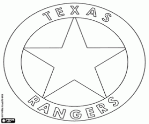 malvorlagen Der Texas Ranger Stern ausmalbilder