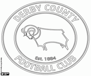 malvorlagen Derby County-Abzeichen ausmalbilder