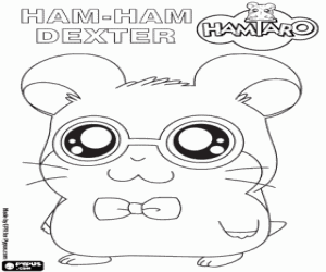 malvorlagen Dexter, der Ham-Ham-hamster ausmalbilder