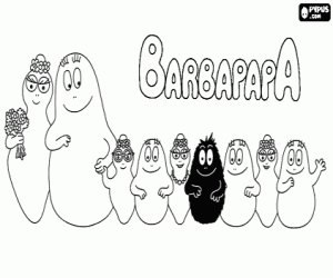 malvorlagen Die Familie Barbapapa ausmalbilder