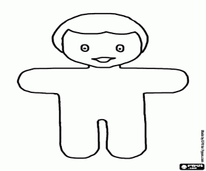 malvorlagen Eine einfache Puppe Anzieh Spiel ausmalbilder