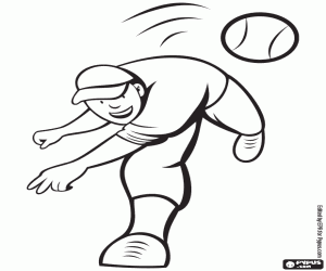 malvorlagen Die Einführung des baseball ausmalbilder