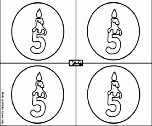 malvorlagen Einladung zu meinem 5 Jahre-Feier ausmalbilder